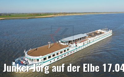 Junker Jörg auf der Elbe 17.04.2019