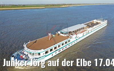 Junker Jörg auf der Elbe 17.04.2019