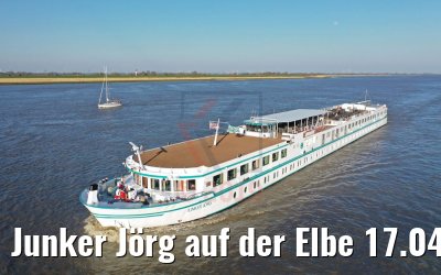 Junker Jörg auf der Elbe 17.04.2019