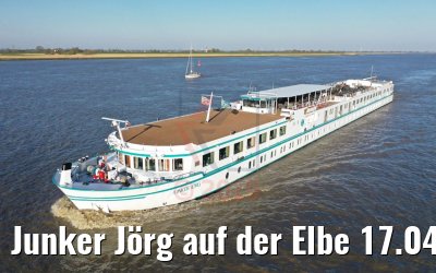 Junker Jörg auf der Elbe 17.04.2019