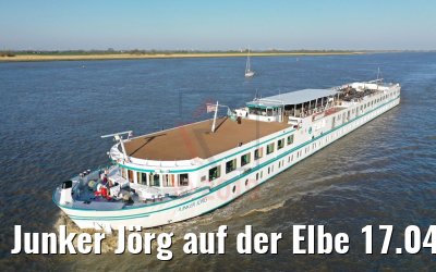 Junker Jörg auf der Elbe 17.04.2019