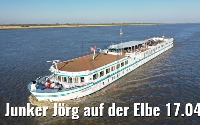 Junker Jörg auf der Elbe 17.04.2019