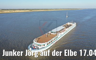 Junker Jörg auf der Elbe 17.04.2019