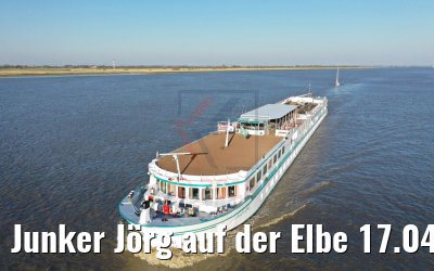 Junker Jörg auf der Elbe 17.04.2019
