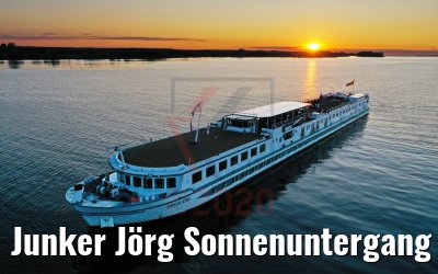 Junker Jörg Sonnenuntergang Stettiner Haff 04.08.2020