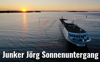 Junker Jörg Sonnenuntergang Stettiner Haff 04.08.2020