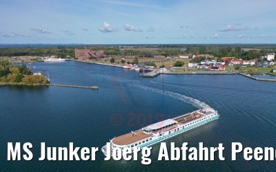 MS Junker Joerg Abfahrt Peenemünde 19.09.2019