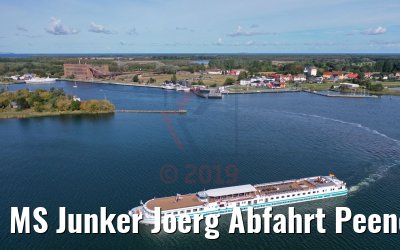 MS Junker Joerg Abfahrt Peenemünde 19.09.2019