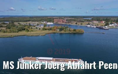 MS Junker Joerg Abfahrt Peenemünde 19.09.2019