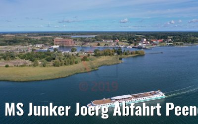 MS Junker Joerg Abfahrt Peenemünde 19.09.2019