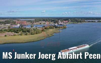 MS Junker Joerg Abfahrt Peenemünde 19.09.2019