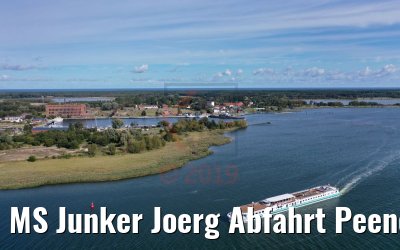 MS Junker Joerg Abfahrt Peenemünde 19.09.2019