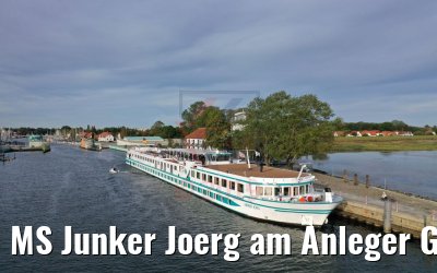 MS Junker Joerg am Anleger Greifswald-Wieck 15.09.2019