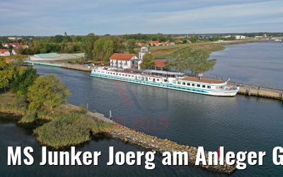 MS Junker Joerg am Anleger Greifswald-Wieck 15.09.2019
