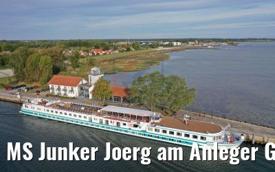 MS Junker Joerg am Anleger Greifswald-Wieck 15.09.2019