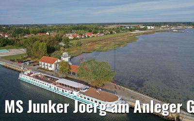 MS Junker Joerg am Anleger Greifswald-Wieck 15.09.2019