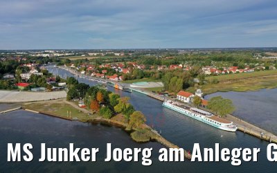 MS Junker Joerg am Anleger Greifswald-Wieck 15.09.2019