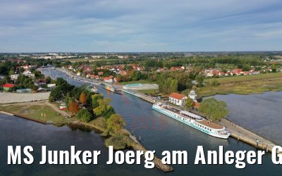 MS Junker Joerg am Anleger Greifswald-Wieck 15.09.2019