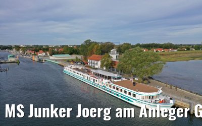 MS Junker Joerg am Anleger Greifswald-Wieck 15.09.2019