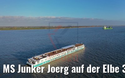 MS Junker Joerg auf der Elbe 31.12.2019