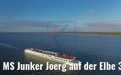 MS Junker Joerg auf der Elbe 31.12.2019