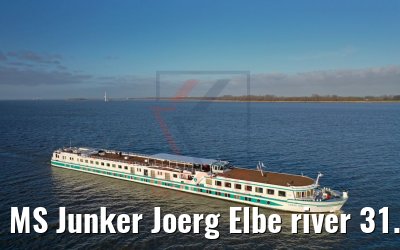 MS Junker Joerg Elbe river 31.12.2019