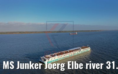 MS Junker Joerg Elbe river 31.12.2019