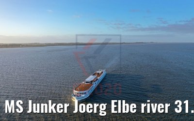 MS Junker Joerg Elbe river 31.12.2019