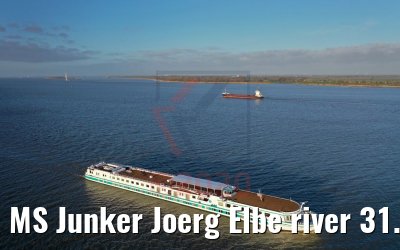 MS Junker Joerg Elbe river 31.12.2019