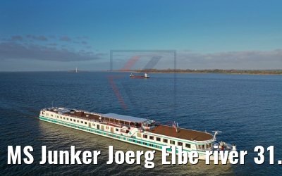 MS Junker Joerg Elbe river 31.12.2019