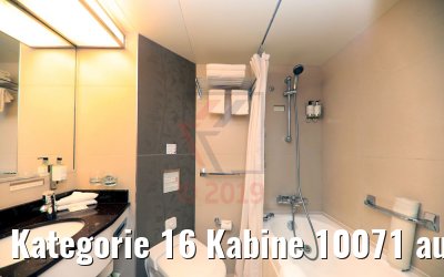 Kategorie 16 Kabine 10071 aussen Bad Vasco Da Gama