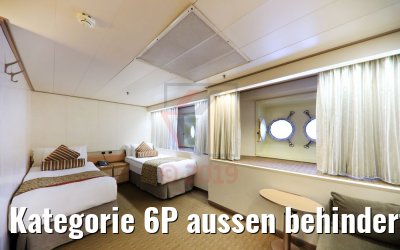 Kategorie 6P aussen behindertengerecht Kabine 4010 Vasco Da Gama