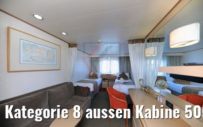 Kategorie 8 aussen Kabine 5058 Vasco Da Gama