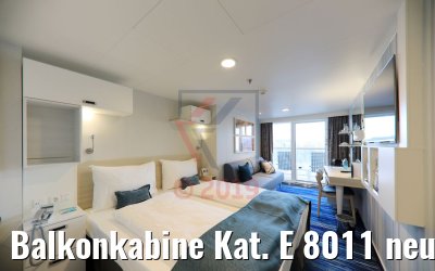 Balkonkabine Kat. E 8011 neue Mein Schiff 2