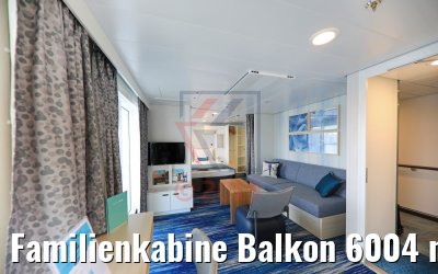 Familienkabine Balkon 6004 neue Mein Schiff 2