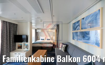 Familienkabine Balkon 6004 neue Mein Schiff 2