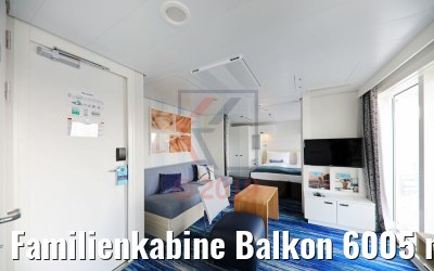 Familienkabine Balkon 6005 neue Mein Schiff 2