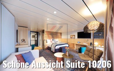 Schöne Aussicht Suite 10206 neue Mein Schiff 2