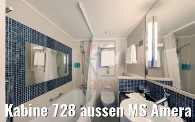 Kabine 728 aussen MS Amera