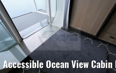 Accessible Ocean View Cabin Kat. D5 Nr. 12162 ramp to the balcony