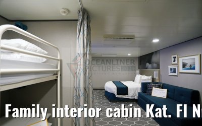 Family interior cabin Kat. FI Nr. 11149 pullman beds and living area