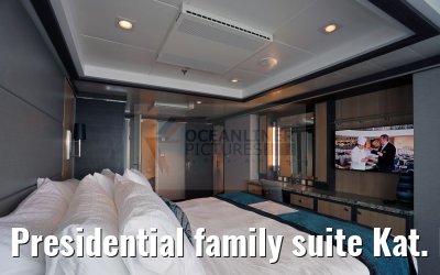 Presidential family suite Kat. PS Nr. 12640 master bedroom