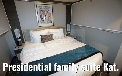 Presidential family suite Kat. PS Nr. 12640 second master bedroom