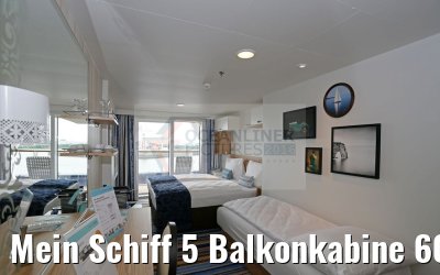 Mein Schiff 5 Balkonkabine 6003 Kat G