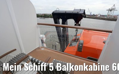 Mein Schiff 5 Balkonkabine 6087 Kat. H Balkon