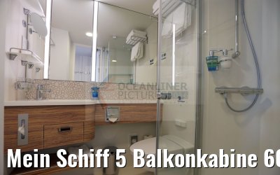 Mein Schiff 5 Balkonkabine 6089 Kat. H Bad