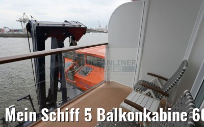 Mein Schiff 5 Balkonkabine 6089 Kat. H Balkon