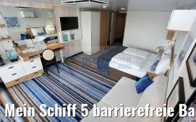Mein Schiff 5 barrierefreie Balkonkabine Kat. H Nr. 9039