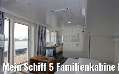 Mein Schiff 5 Familienkabine Balkon 6005