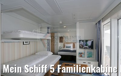 Mein Schiff 5 Familienkabine Balkon 6005